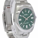 NEW Rolex Oyster Perpetual 41 Steel Green Dial Mens Watch Box/Papers '21 124300