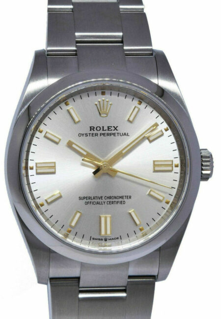 NEW Rolex Oyster Perpetual Steel Silver Dial 36mm Watch Box/Papers '21 126000