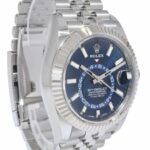 NEW Rolex Sky-Dweller 18k WG/Steel Blue Dial 42mm Jubilee Watch B/P '23 336934