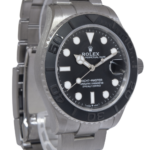 NEW Rolex Yacht-Master 42 RLX Titanium Intense Black Dial Watch B/P '24 226627