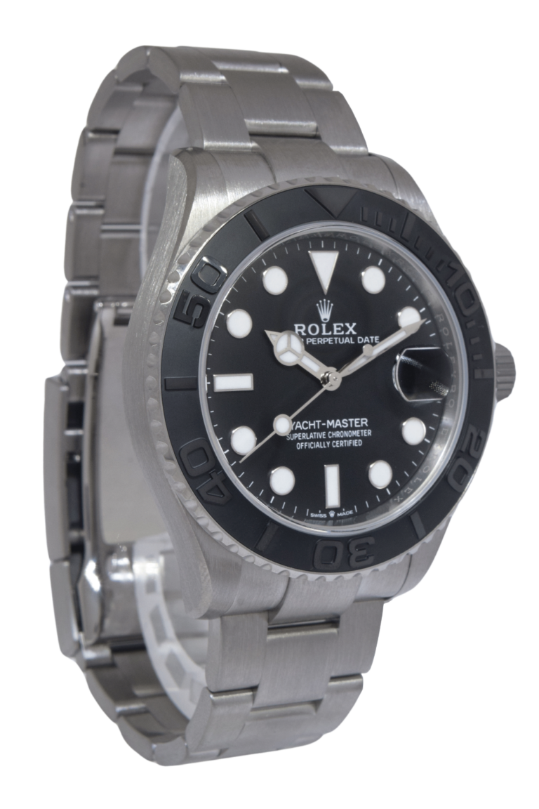 NEW Rolex Yacht-Master 42 RLX Titanium Intense Black Dial Watch B/P '24 226627