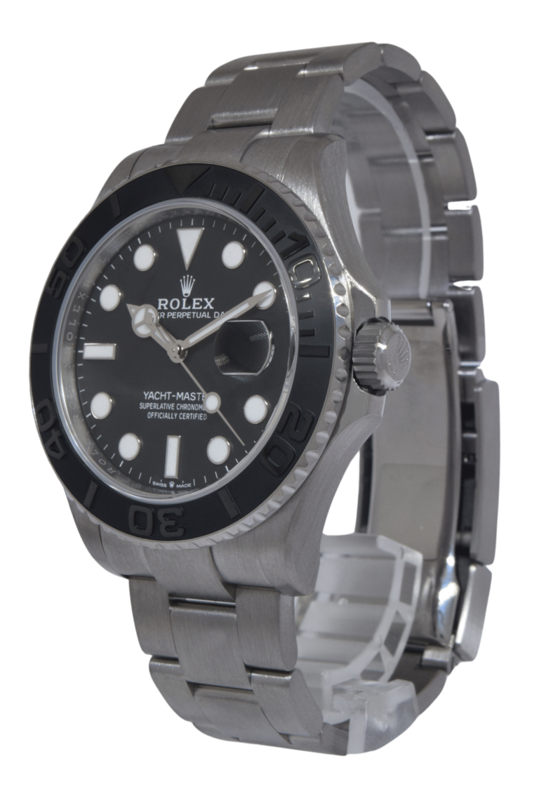 NEW Rolex Yacht-Master 42 RLX Titanium Intense Black Dial Watch B/P '24 226627