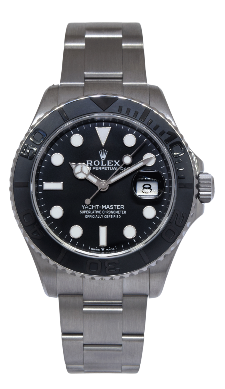 NEW Rolex Yacht-Master 42 RLX Titanium Intense Black Dial Watch B/P '24 226627