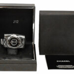 NOS Chanel J12 Black Ceramic 
Steel 42mm Automatic Midsize Watch B/B H2980