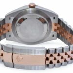 NOS Rolex Datejust 41 18k Rose Gold/Steel Chocolate Diamond Watch B/P '21 126331