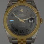 NOS Rolex Datejust 41 18k YG/Steel Wimbledon Dial Mens Watch BP '19 126303