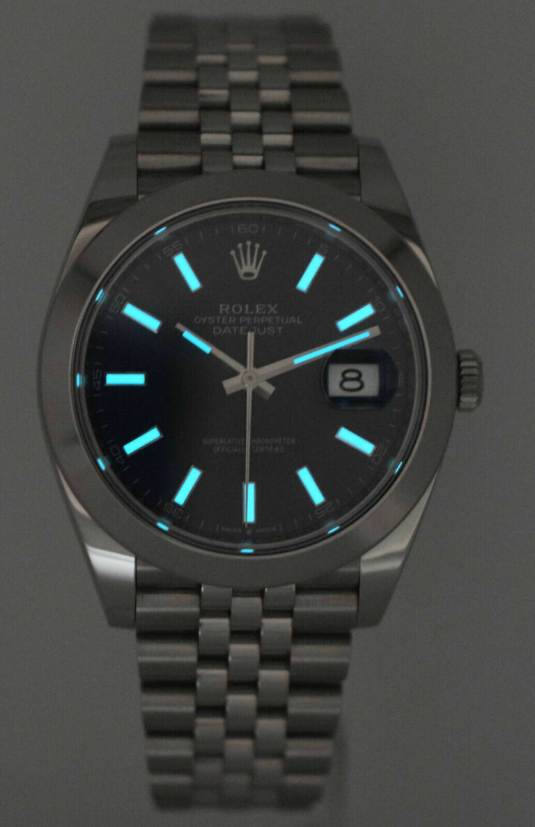 NOS Rolex Datejust 41 Steel Blue Dial Jubilee Bracelet Mens Watch B/P '21 126300