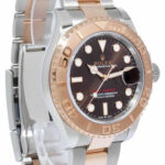 NOS Rolex Yacht-Master 40 18k Rose Gold/Steel Chocolate Watch B/P '22 126621