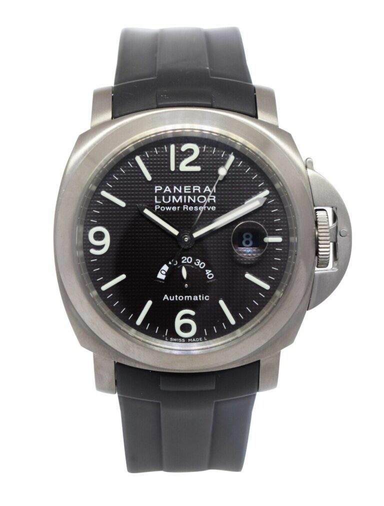 Panerai Luminor Power Reserve PAM 57 Titanium Brown Dial 44mm Watch PAM00057