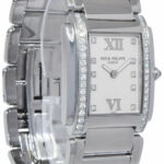 Patek Philippe Twenty~4 Steel 
Diamond Timeless White Ladies Watch 24 4910/10A