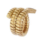 Bvlgari Serpenti Tubogas 18k Yellow Gold 
Ruby Snake Ring