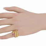 Bvlgari Serpenti Tubogas 18k Yellow Gold 
Ruby Snake Ring