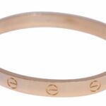 Cartier Love Bracelet 18k Rose Gold Size 17 Box/Papers 2022 B6067417