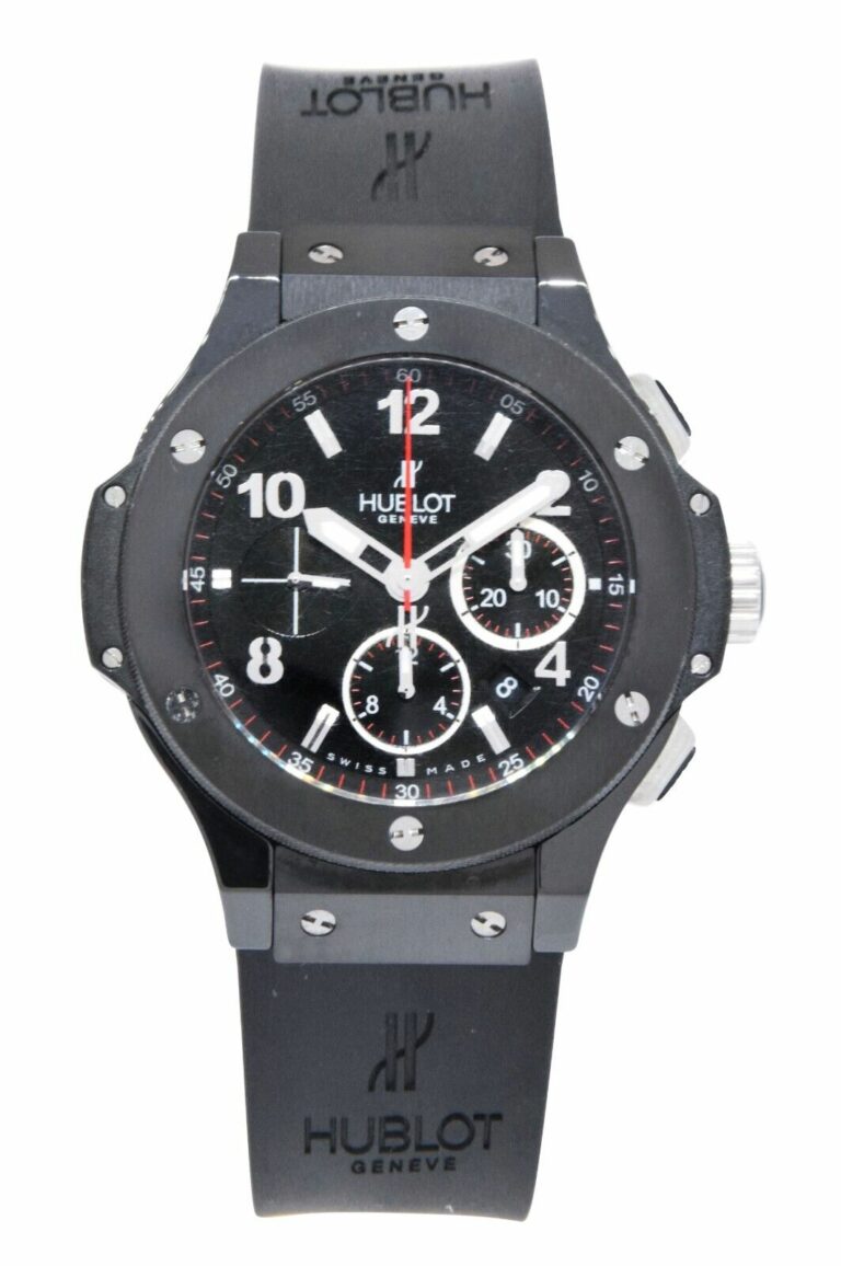 Hublot Big Bang Chronograph Black Magic Ceramic Mens 44mm Watch 301.CX.130.RX