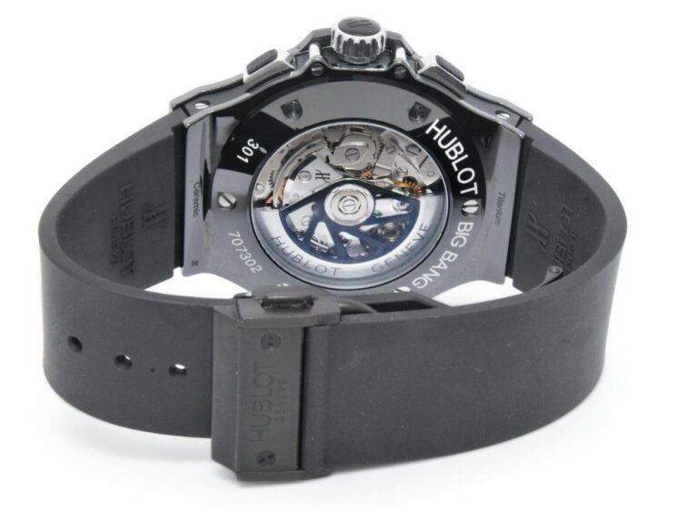 Hublot Big Bang Chronograph Black Magic Ceramic Mens 44mm Watch 301.CX.130.RX