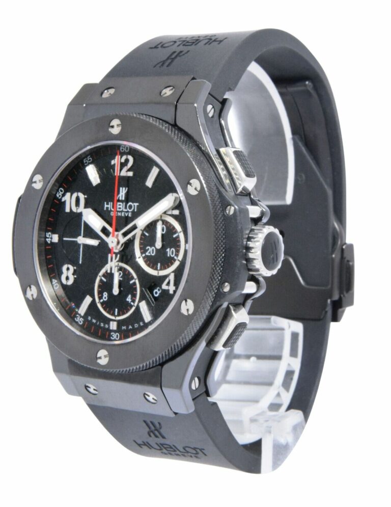 Hublot Big Bang Chronograph Black Magic Ceramic Mens 44mm Watch 301.CX.130.RX