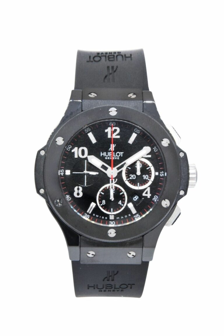 Hublot Big Bang Chronograph Black Magic Ceramic Mens 44mm Watch 301.CX.130.RX