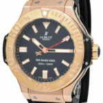 Hublot Big Bang King Gold Black Dial 48mm Watch/Box 322.PX.100.RX