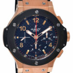 Hublot Big Bang Rose Gold /Ceramic Black Dial 44mm Watch B/P 301.PB.130.RX