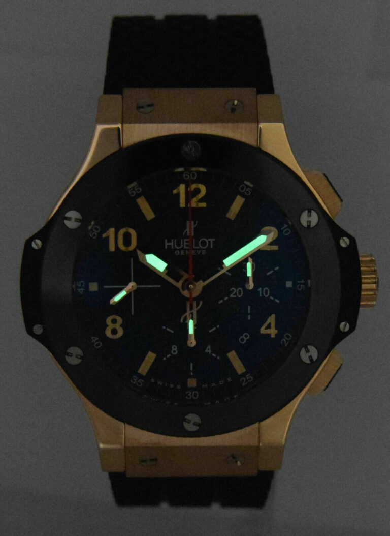 Hublot Big Bang Rose Gold /Ceramic Black Dial 44mm Watch B/P 301.PB.130.RX