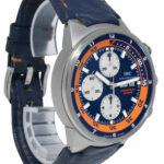 IWC Aquatimer Chronograph Cousteau Divers Steel Blue/Orange 43m Watch IW378101