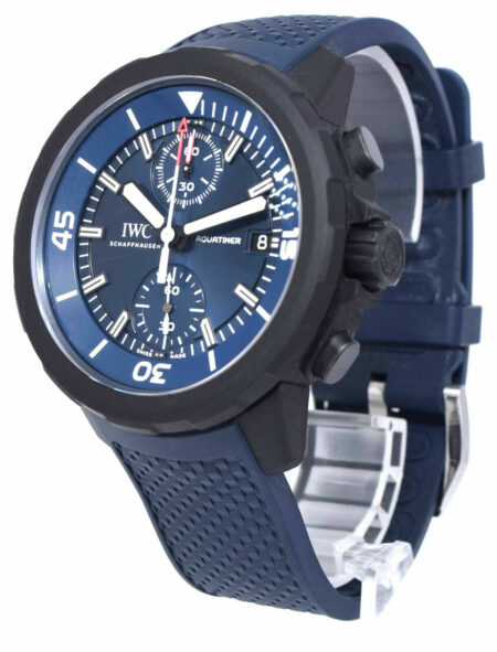 IWC Aquatimer Chronograph Edition Laureus Sport For Good Blue Dial B/P IW379507