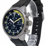 IWC Aquatimer Chronograph Titanium Black/Yellow Mens 42m Watch 3719 IW371918