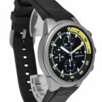 IWC Aquatimer Chronograph Titanium Black/Yellow Mens 42m Watch 3719 IW371918