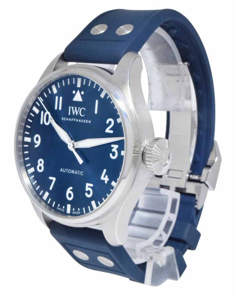 IWC Big Pilot 43 3293 Steel Blue Dial Mens Automatic Watch B/P '21 IW329303