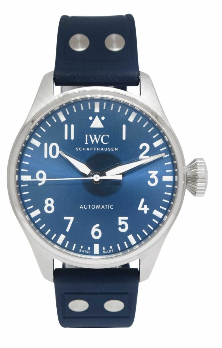 IWC Big Pilot 43 3293 Steel Blue Dial Mens Automatic Watch B/P '21 IW329303