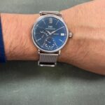 IWC Portofino 5101 Steel Eight Days Blue Dial Mens 45mm Manual Watch IW510116