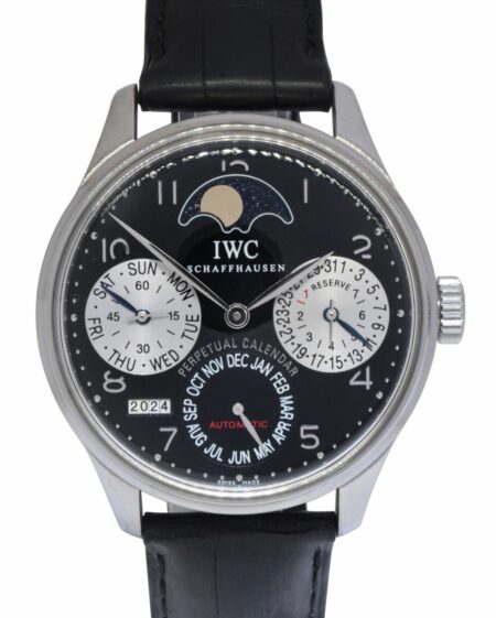 IWC Portugieser Perpetual Calendar Moon Steel Limited 25 Pieces Watch IW502113