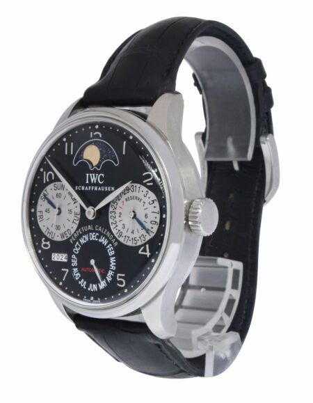 IWC Portugieser Perpetual Calendar Moon Steel Limited 25 Pieces Watch IW502113