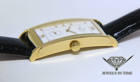 IWC Venezia 18k Yellow Gold White Dial Manual Wind Watch 2553