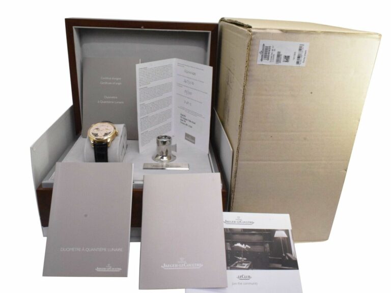 Jaeger LeCoultre Duometre Lunaire Limited Ed. 18k YG 42mm Watch B/P '11 Q6040420