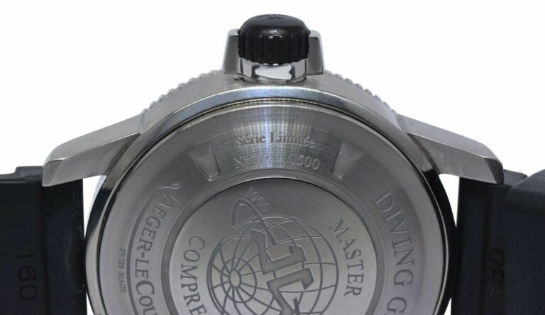 Jaeger Lecoultre Master Compressor Diving GMT Titanium Mens 44mm Watch 160.T.05