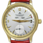 Jaeger LeCoultre Master Control Triple Calendar 18k Yellow Gold Watch 140.1.87