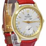 Jaeger LeCoultre Master Control Triple Calendar 18k Yellow Gold Watch 140.1.87