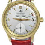 Jaeger LeCoultre Master Control Triple Calendar 18k Yellow Gold Watch 140.1.87