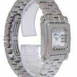 Chopard Happy Sport Square Steel 5 Floating Diamonds Ladies 24mm Watch 27/8516