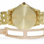 Concord 14k Yellow Gold White Dial Ladies 23mm Quartz Watch