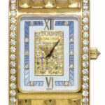 Concord Veneto 18k YG White MOP Diamond Dial Ladies 19 Quartz Watch BP 51-25-665