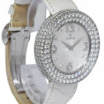 Corum Full Moon Galore 18k White Gold Diamond Ladies 40mm Quartz Watch B/P