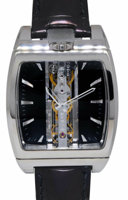 Corum Golden Bridge 18k White Gold Automatic Mens Watch 313.150.59/0001 FN01