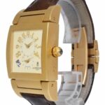 De Grisogono Instrumento Uno 18k Yellow Gold Dual Time Date Mens Watch +Papers