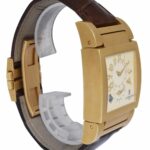 De Grisogono Instrumento Uno 18k Yellow Gold Dual Time Date Mens Watch +Papers