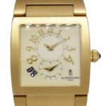 De Grisogono Instrumento Uno 18k Yellow Gold Dual Time Date Mens Watch +Papers