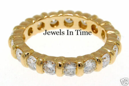 Eternity Band 18K Yellow Gold 
2.04ct Diamonds