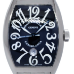 Franck Muller Casablanca Steel Black Dial Mens 39mm Automatic Watch 8800 C DT