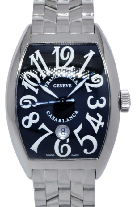 Franck Muller Casablanca Steel Black Dial Mens 39mm Automatic Watch 8800 C DT